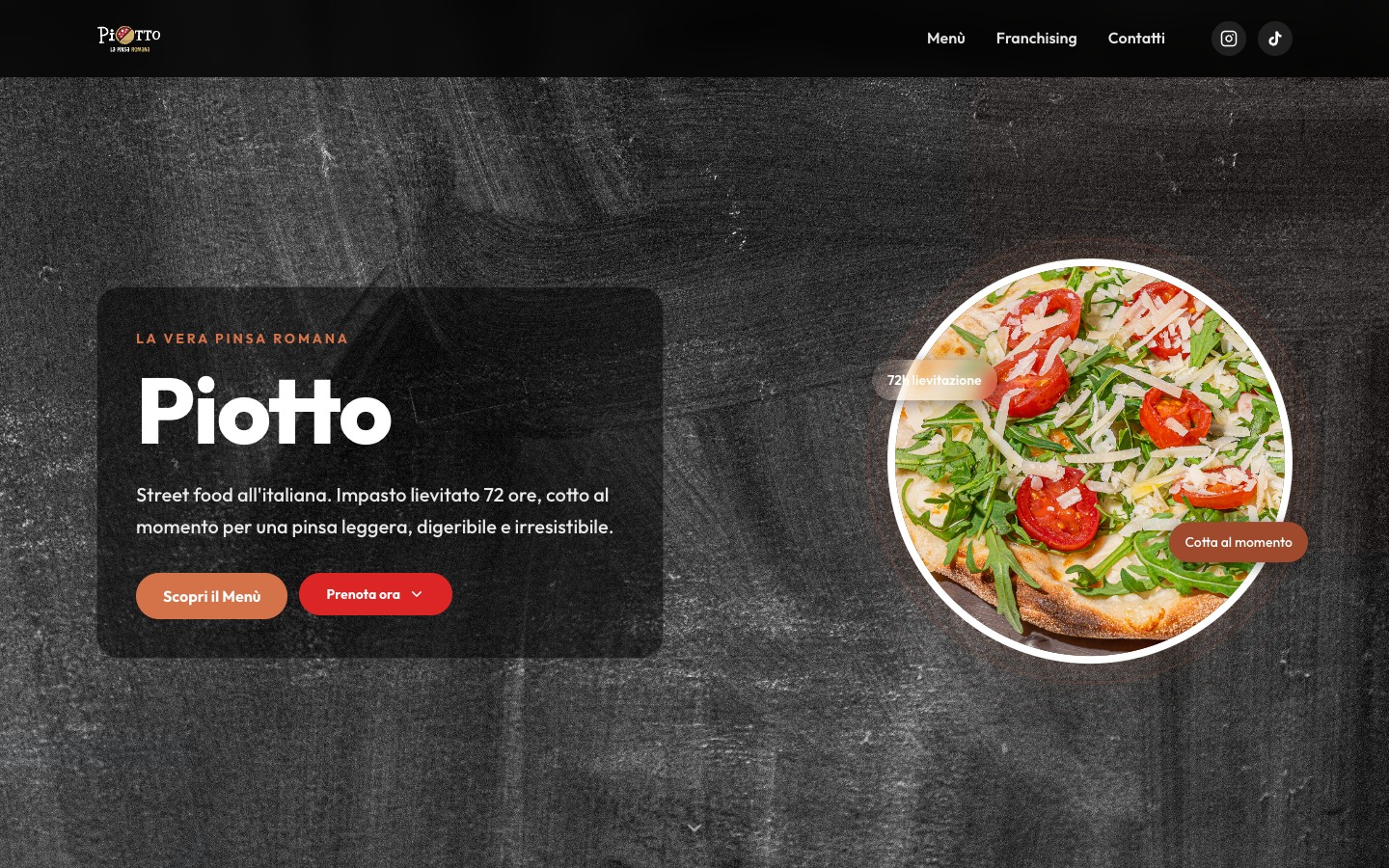 Piotto website preview